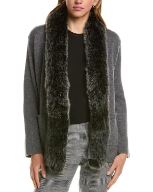Hannah Rose Cardigan en Laine et Cachemire