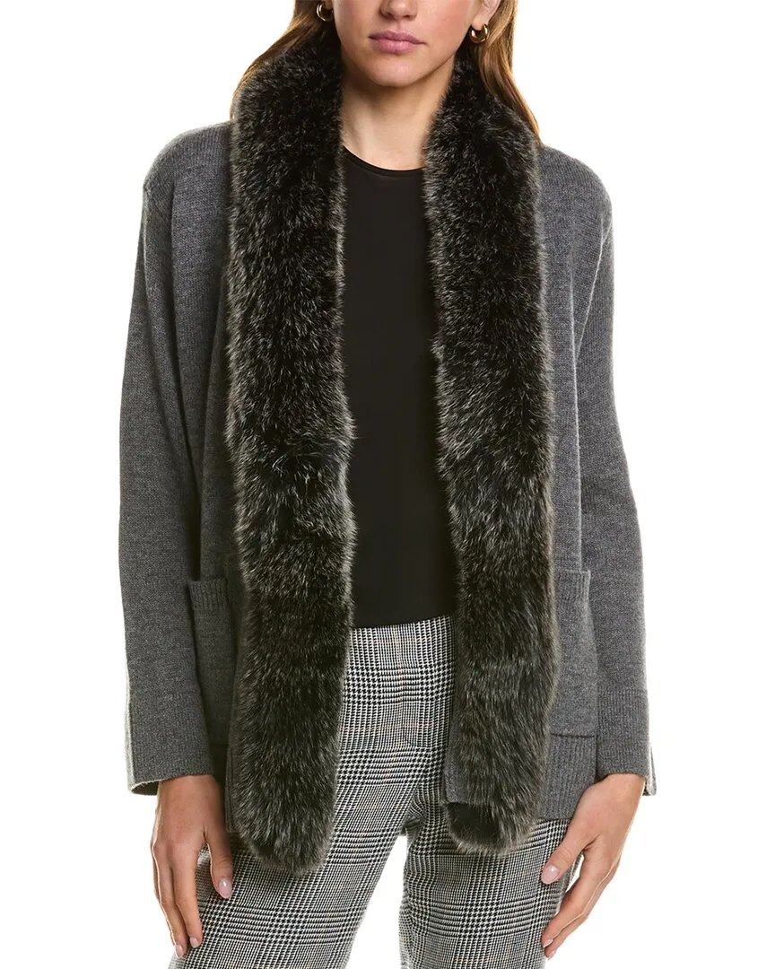 Hannah Rose Cardigan en Laine et Cachemire