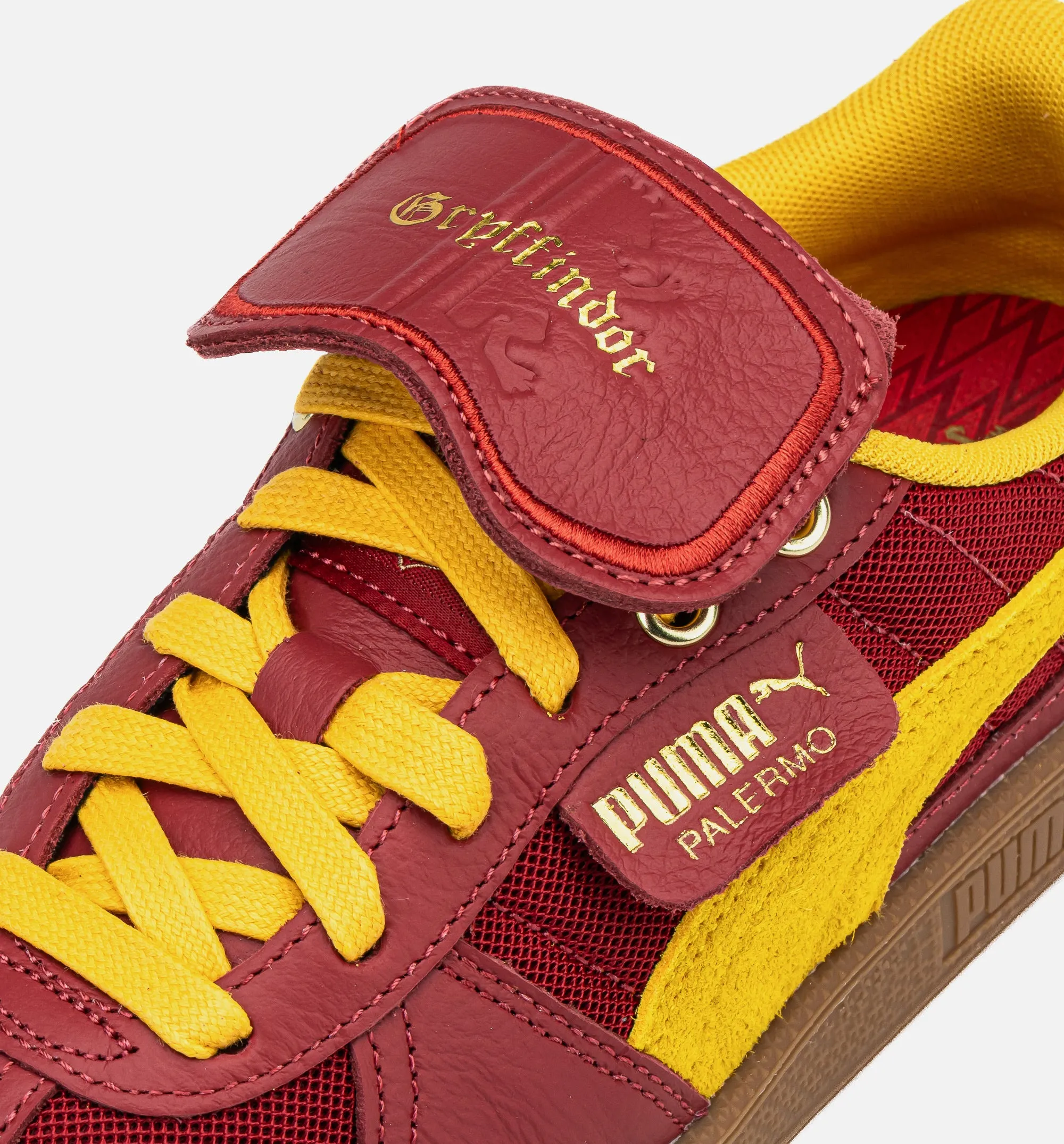 Harry Potter X Palermo Gryffindor Mens Lifestyle Shoe - Dark Crimson/Yellow Free Shipping Wide Fit Variant Outersole