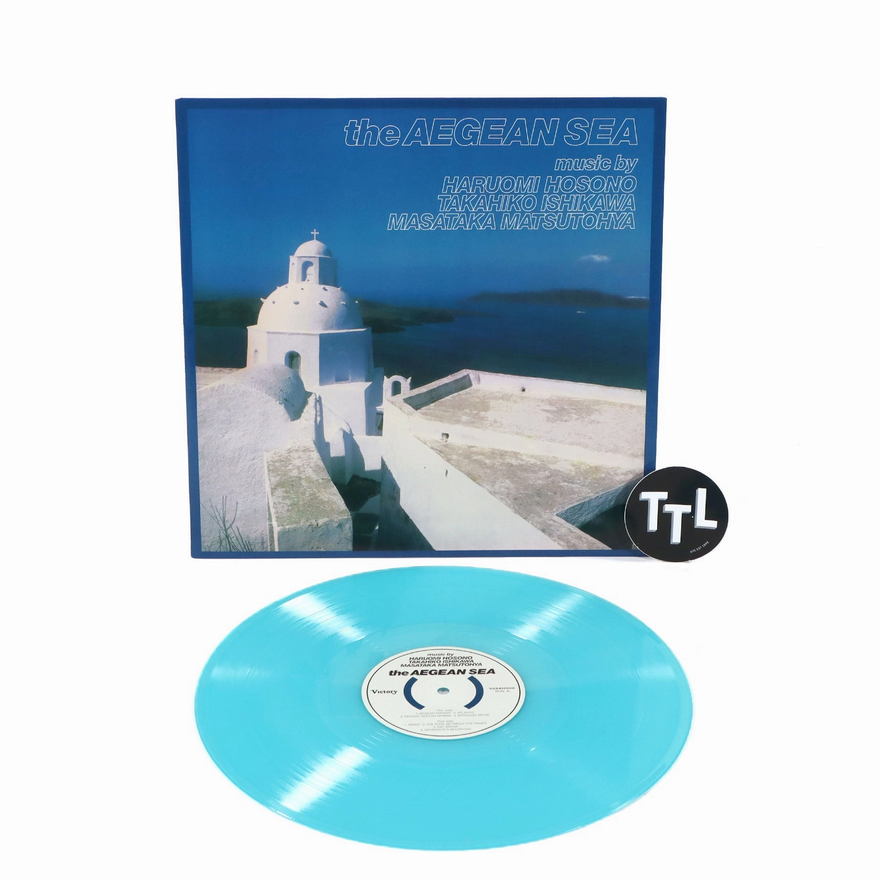 Haruomi Hosono, Takahiko Ishikawa, Masataka Matsutoya: The Aegean Sea (Colored Vinyl) Vinyl LP