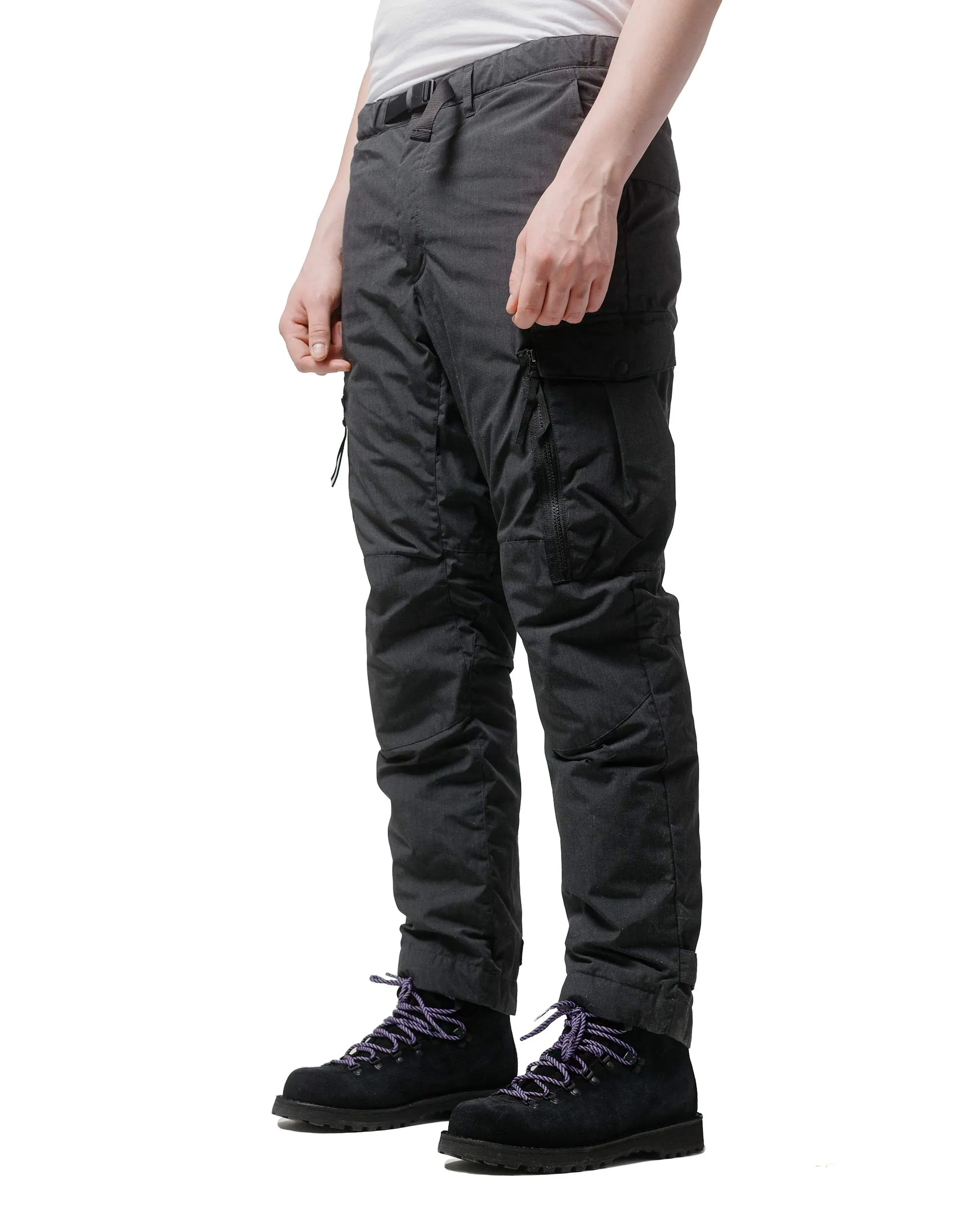 Anti Stretch Ultra Light Nanga Hinoc Down Pants Charcoal