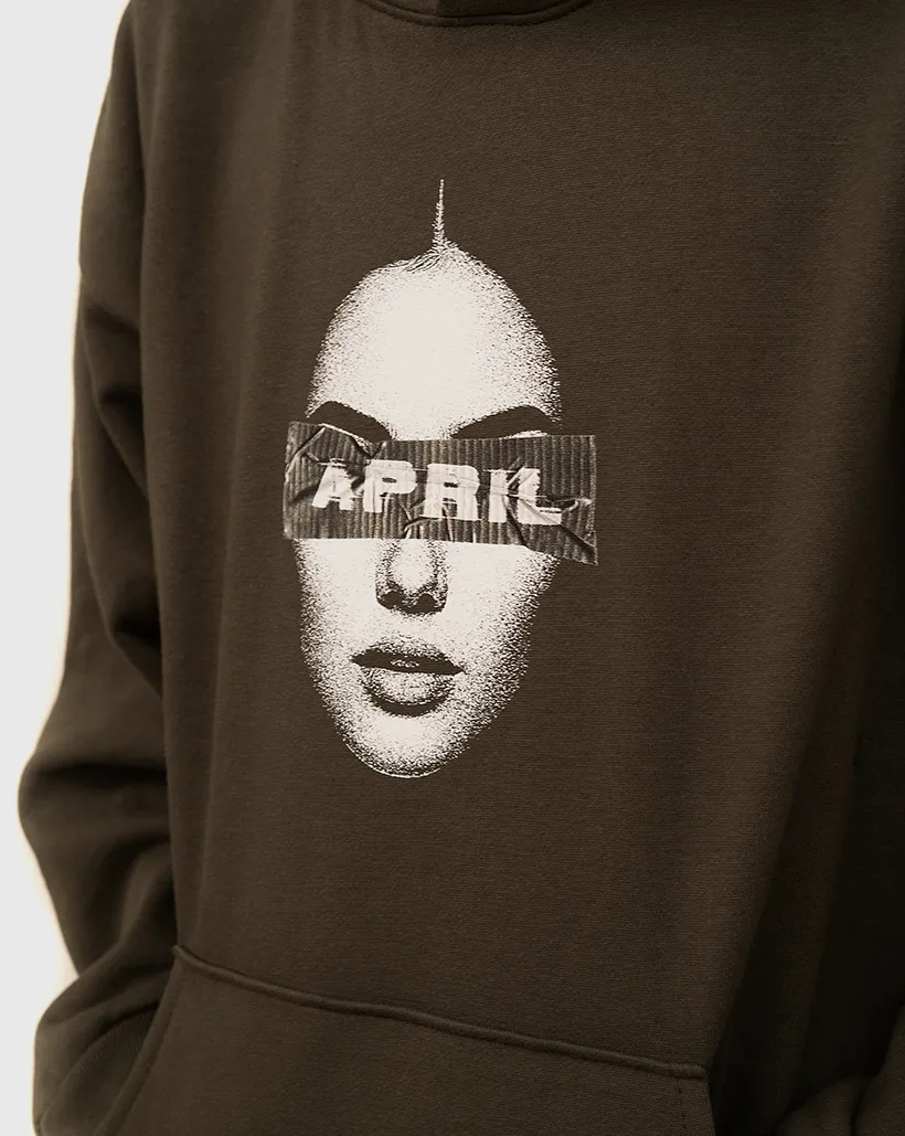 April Duct Hoodie - Beluga Charcoal Lightweight Ankle Alpaca Blend