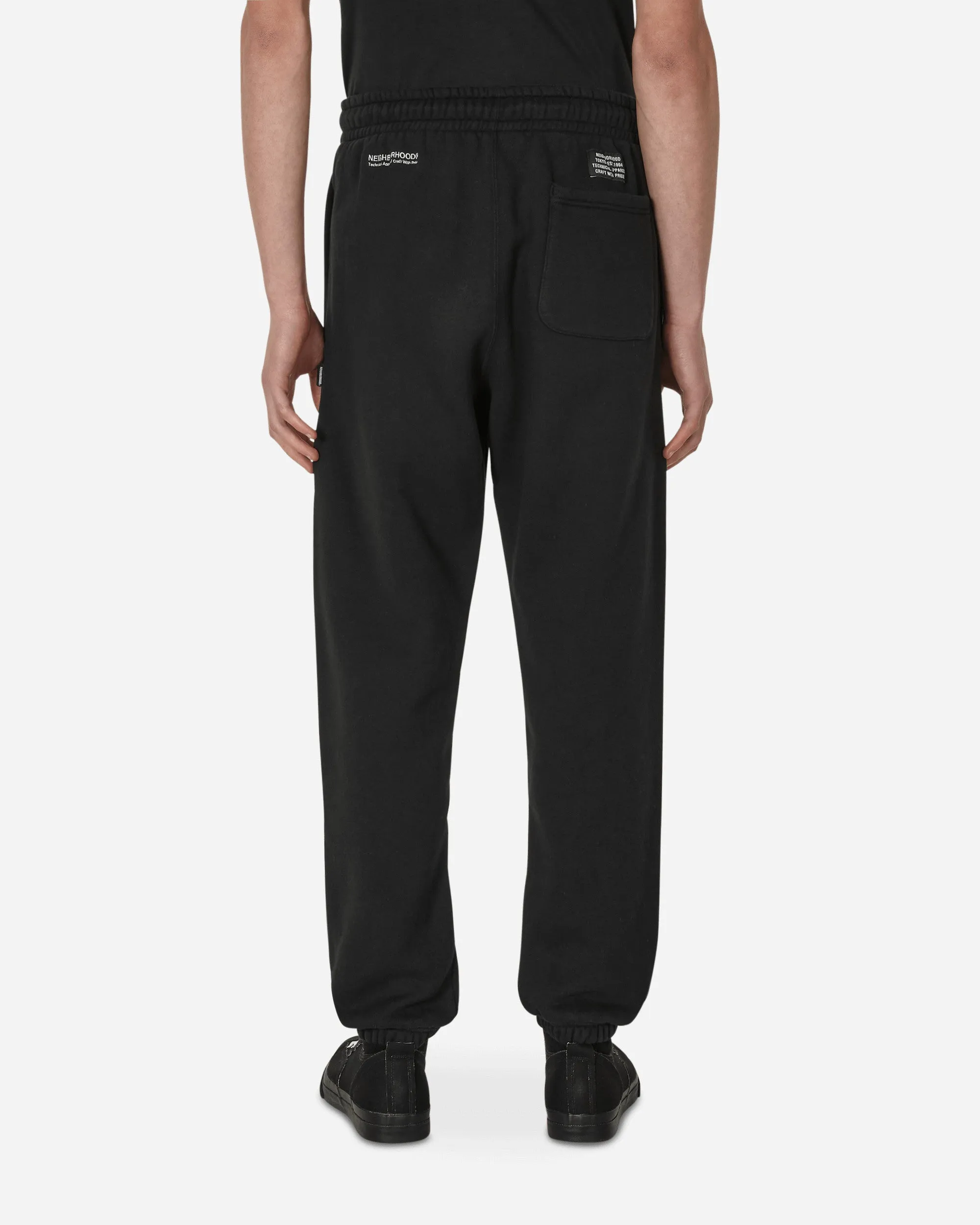 Gathered Back Sd-S Sweatpants Black