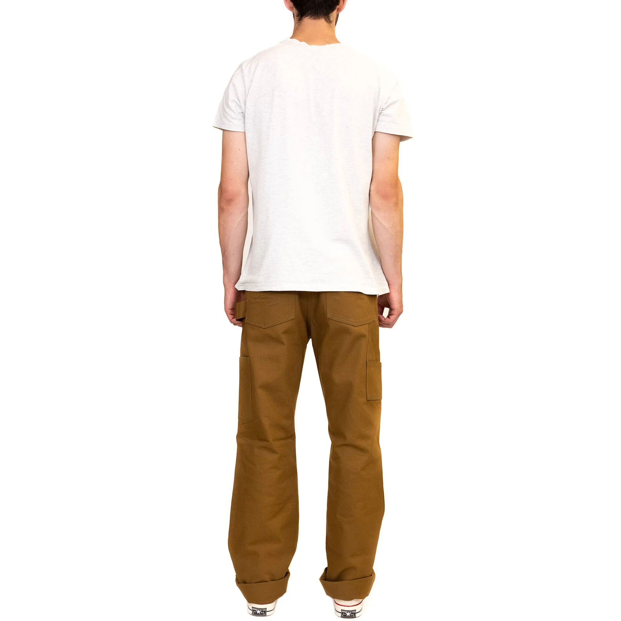 Primary The Real Mccoy'S Mp19102 8Hu Canvas Double Knee Work Trousers Brown