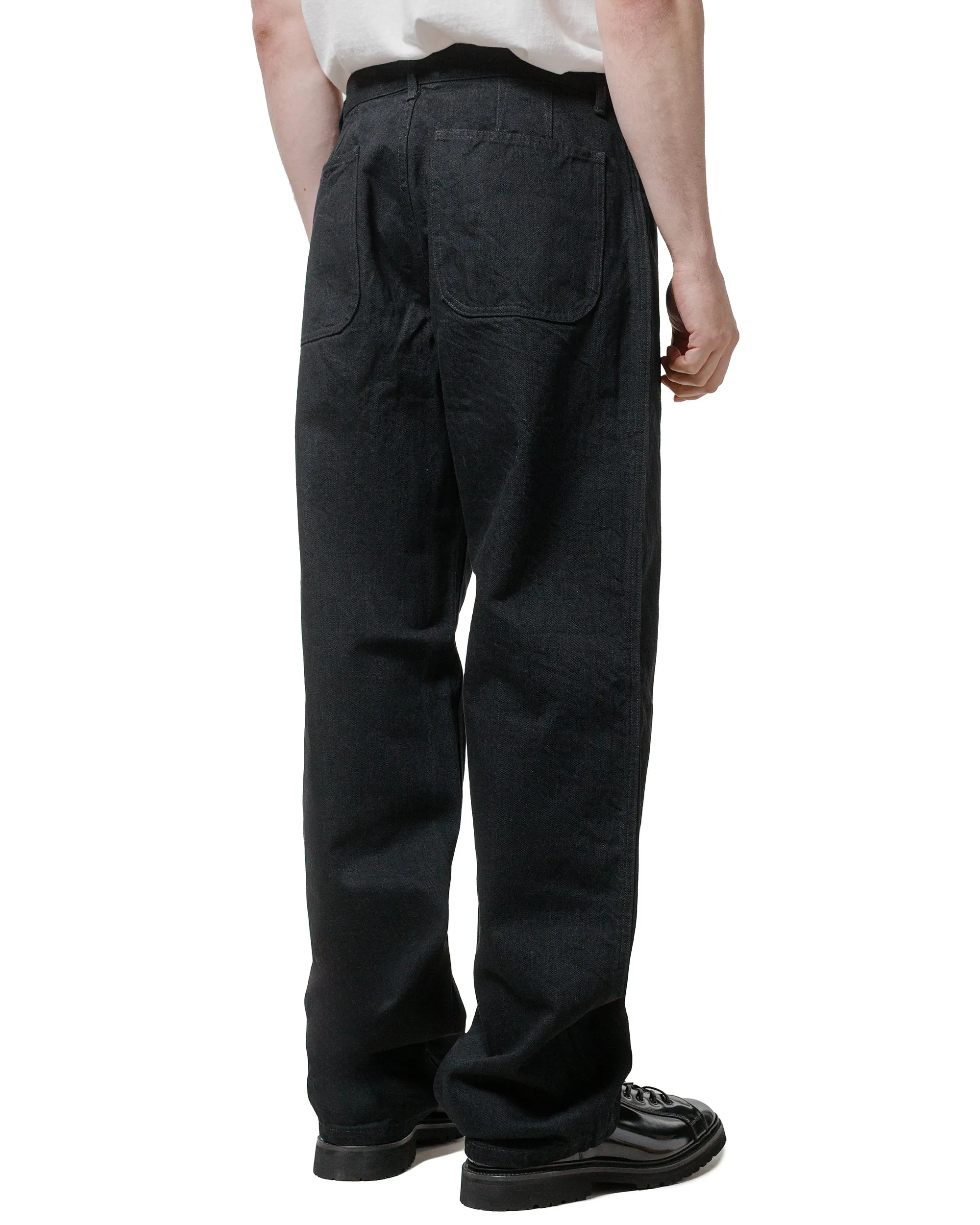 Turn-Up Cuff Arch - Support Socks James Coward 5Pkt Jean Black 12Oz Denim