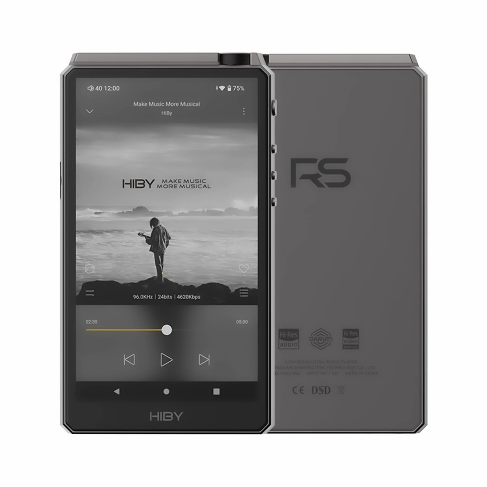 HiBy RS6 Digital Audio Player hi-fi hi-res music player,hi-fi FLAC player,hi-fi DSD player