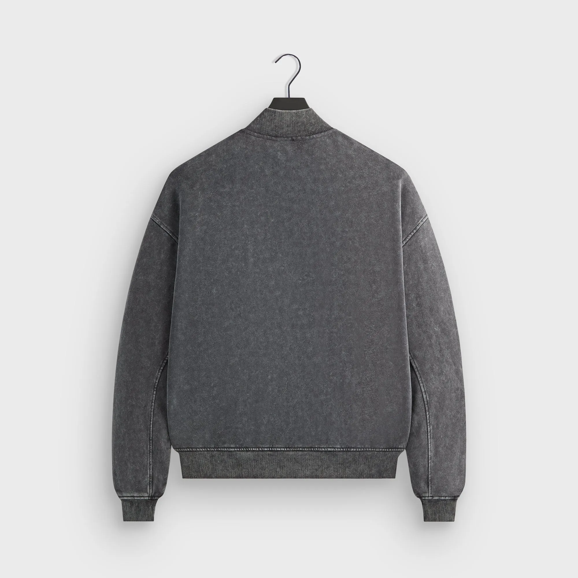 Summer Wear Kith Antique Wash Avery Bomber Jacket - Black