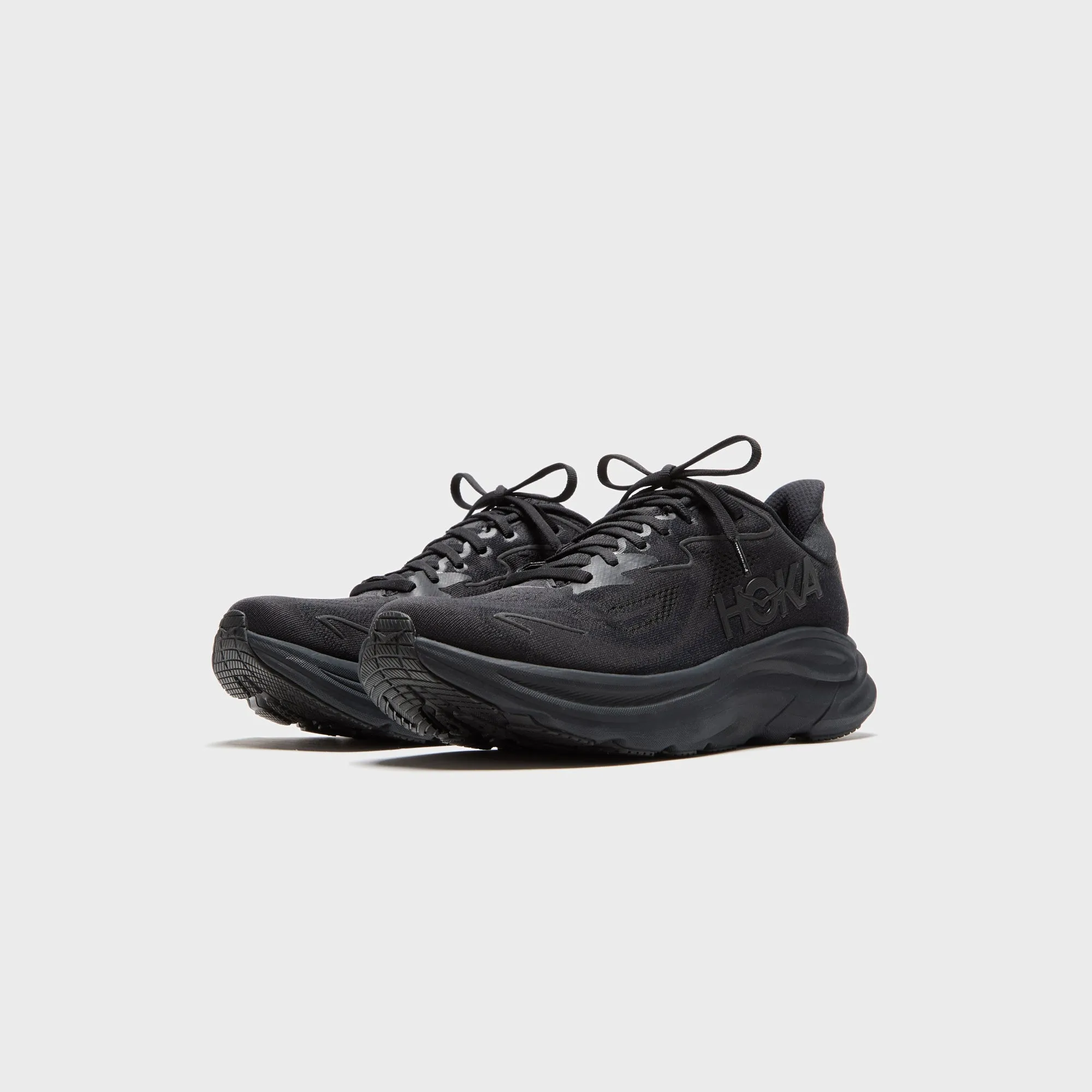 Hoka Clifton 10 - Black Quick Drying Lining Difficult Style