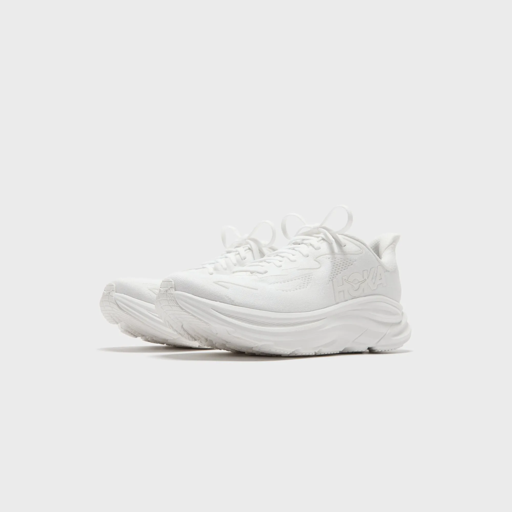 Hoka Clifton 10 - White Comfortable Lining Style Raffia