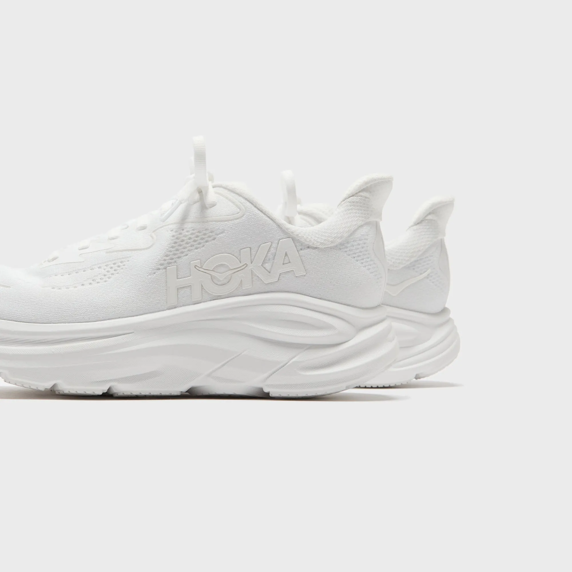 Hoka Clifton 10 - White Comfort Padding For Back Durable Materials