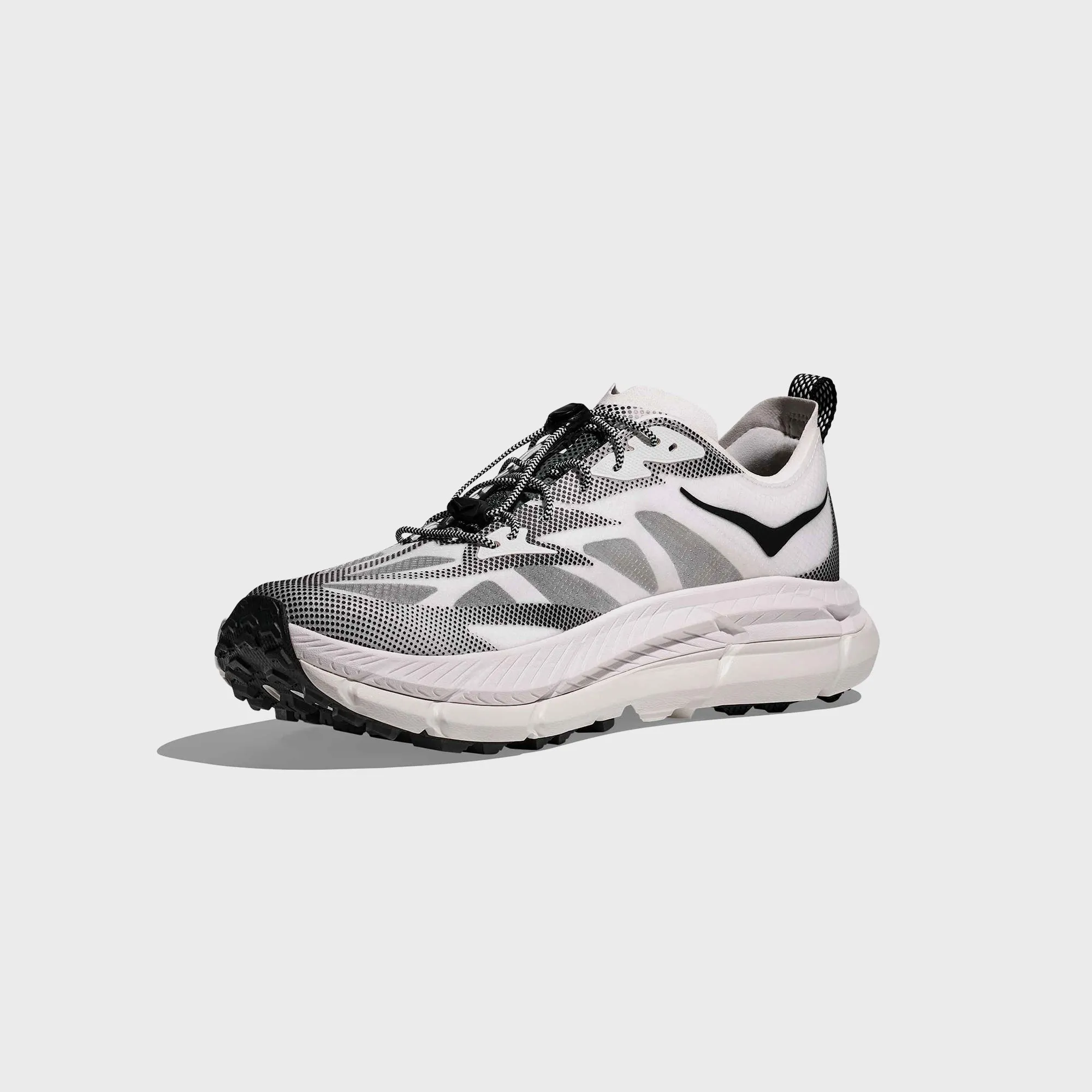 Hoka Mafate Speed 4 Lite - White / Black Comfortable Researcher