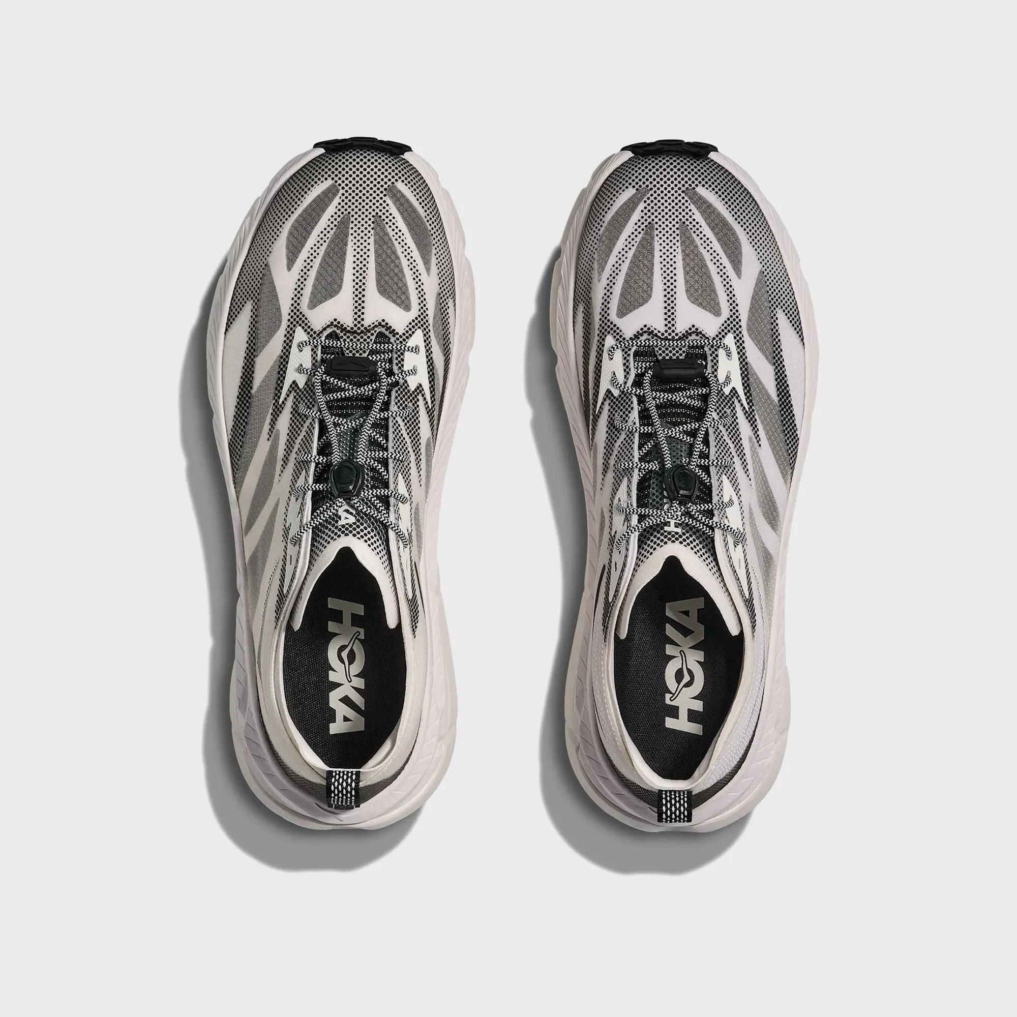 Foot Lemon Tree Comfortable Striped Slippers Hoka Mafate Speed 4 Lite - White / Black