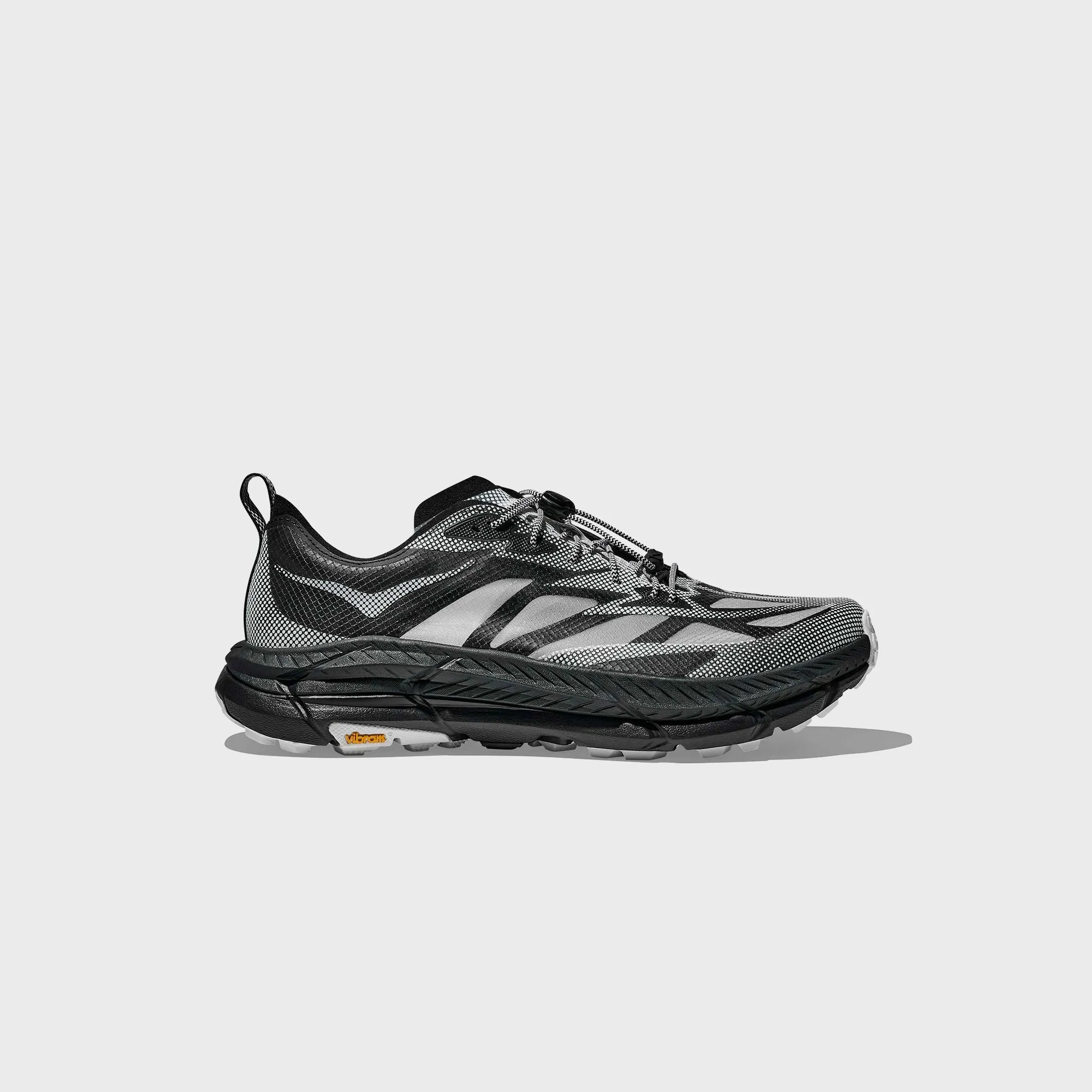 Comfortable And Ergonomic Straps Hoka U Mafate Speed 4 Lite Ts - Black / White