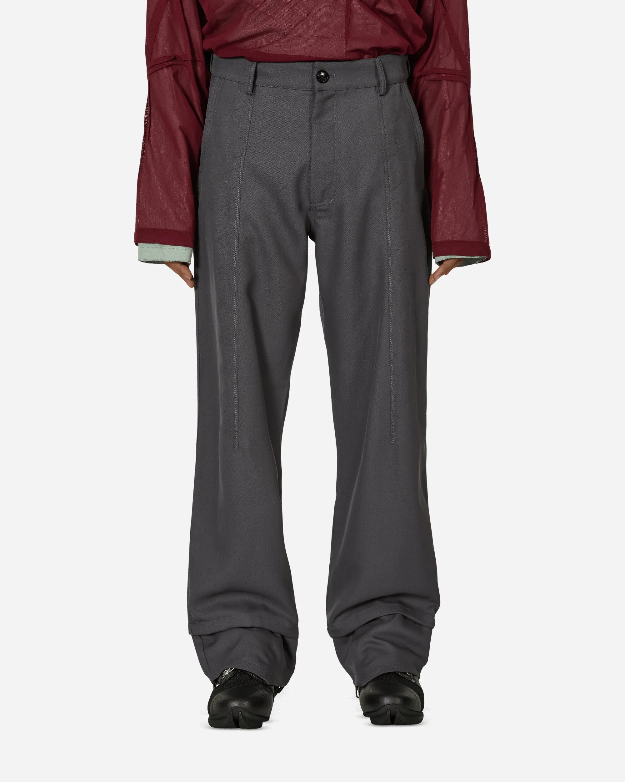 Jacklight Trousers Iron Grey Streamlined Shape Mold Control
