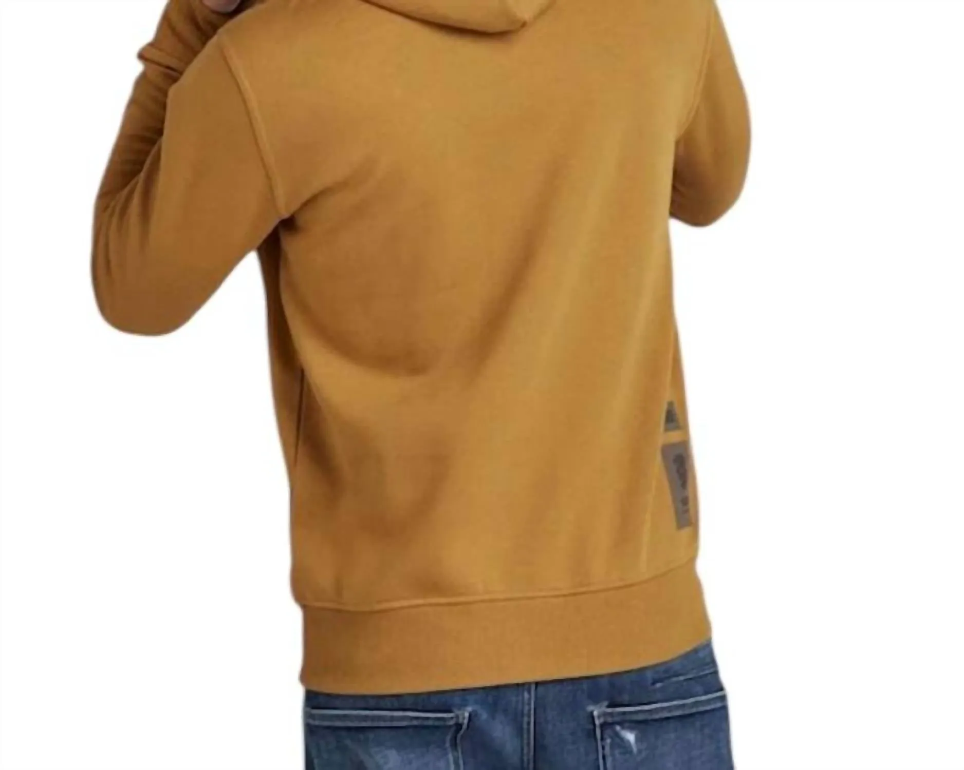 Sweat à capuche en couleur toast