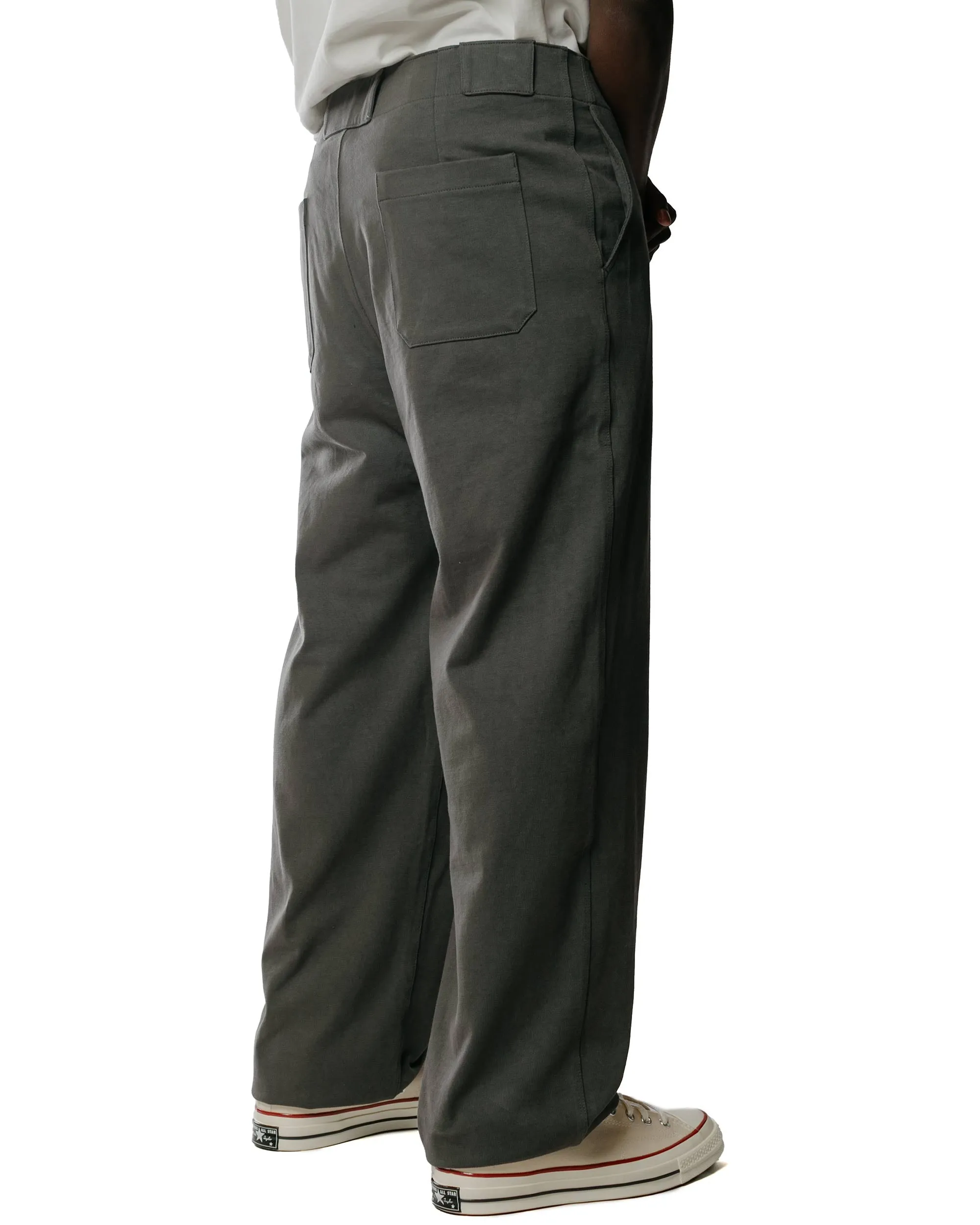 Lady White Co. Jersey Trouser Pewter Woven Straps
