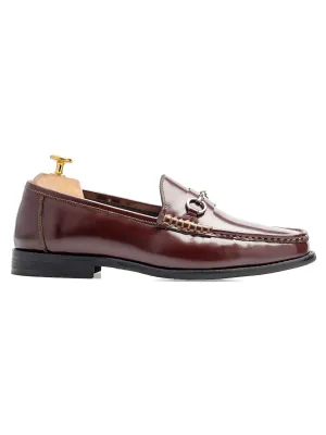 Move Beyond Ordinary Own Every Step Horsebit Moccasin Loafer - Brown Polished Leather