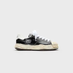 Mihara Yasuhiro Blakey Original Sole Wrinkled Leather Low Top Sneaker - Black Back To School Sale Walk Loud