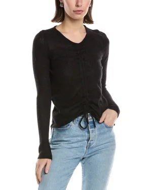 Pull en alpaga et laine ruché HUDSON Jeans