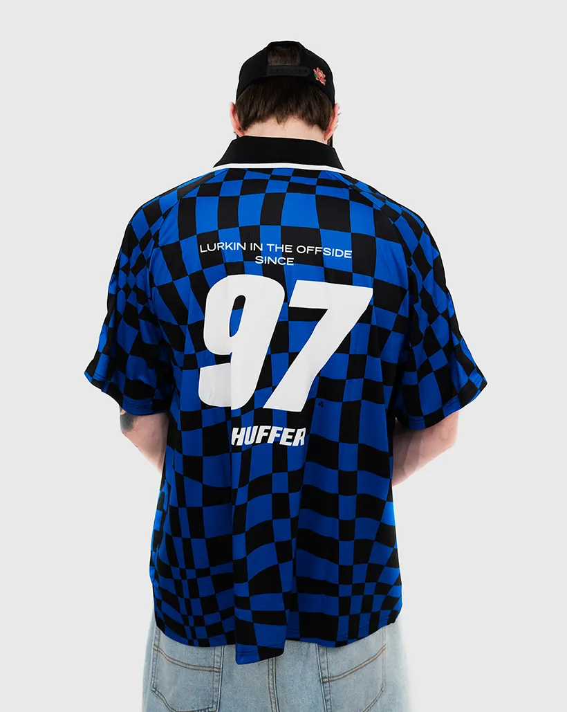 Non-Padded Strap Huffer Lurkin Football Jersey - Navy