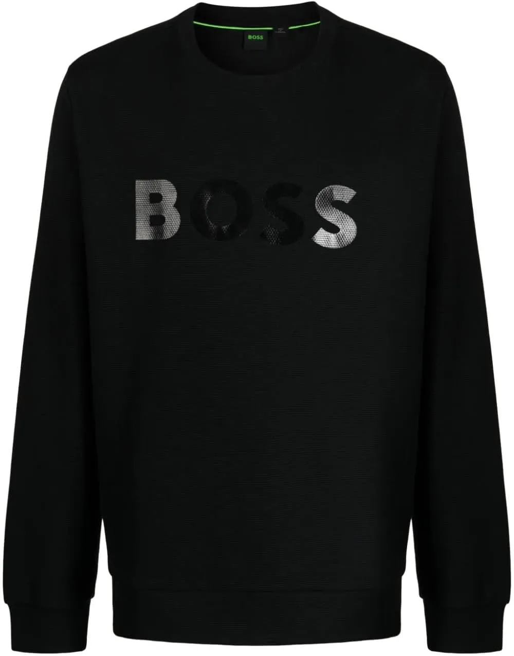 Hugo Boss Hommes Salbo Miroir Ncsa 001 Pull en Coton Élastique