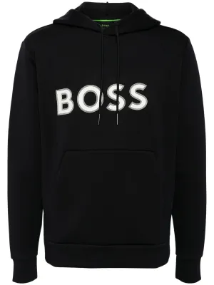 Hugo Boss Sweat à capuche avec logo en caoutchouc Soody 1 pour homme, Marine