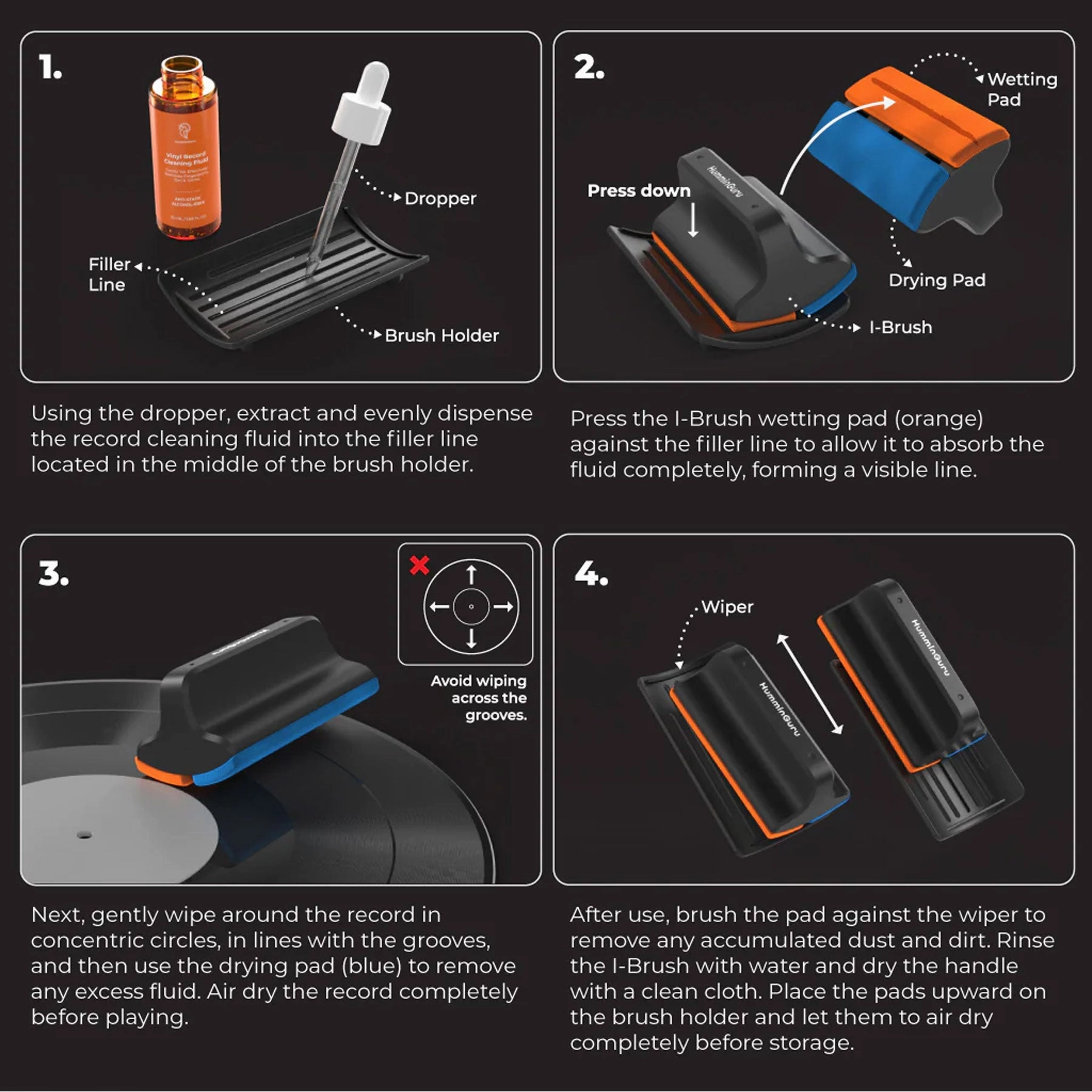 HumminGuru: I-Brush Vinyl Record Cleaning Kit