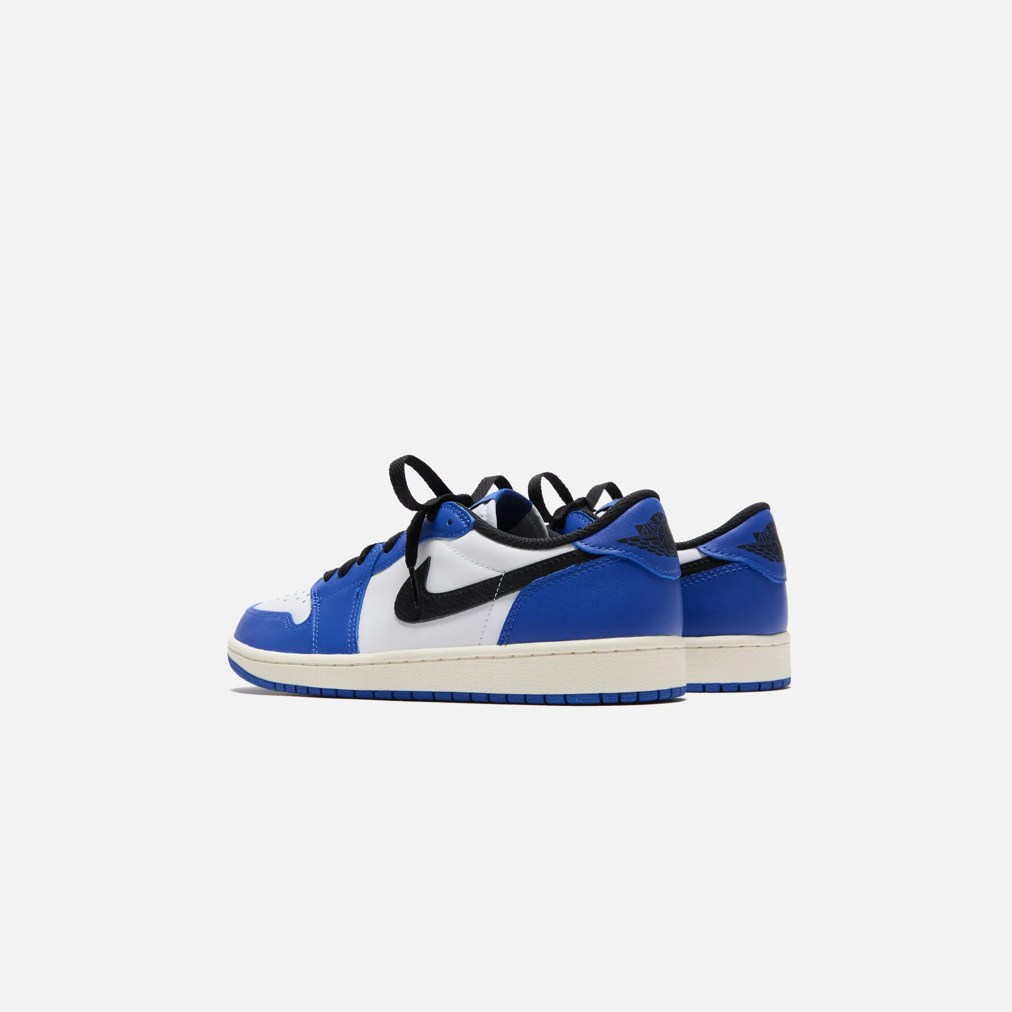 Move Beyond Ordinary Walk Loud Jordan Air Jordan 1 Low Og - White / Black / Game Royal / Sail