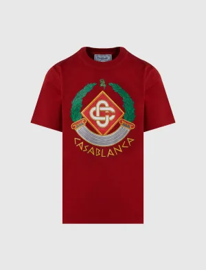 Smooth Pocket Flexible Soles Crest Printed Tee