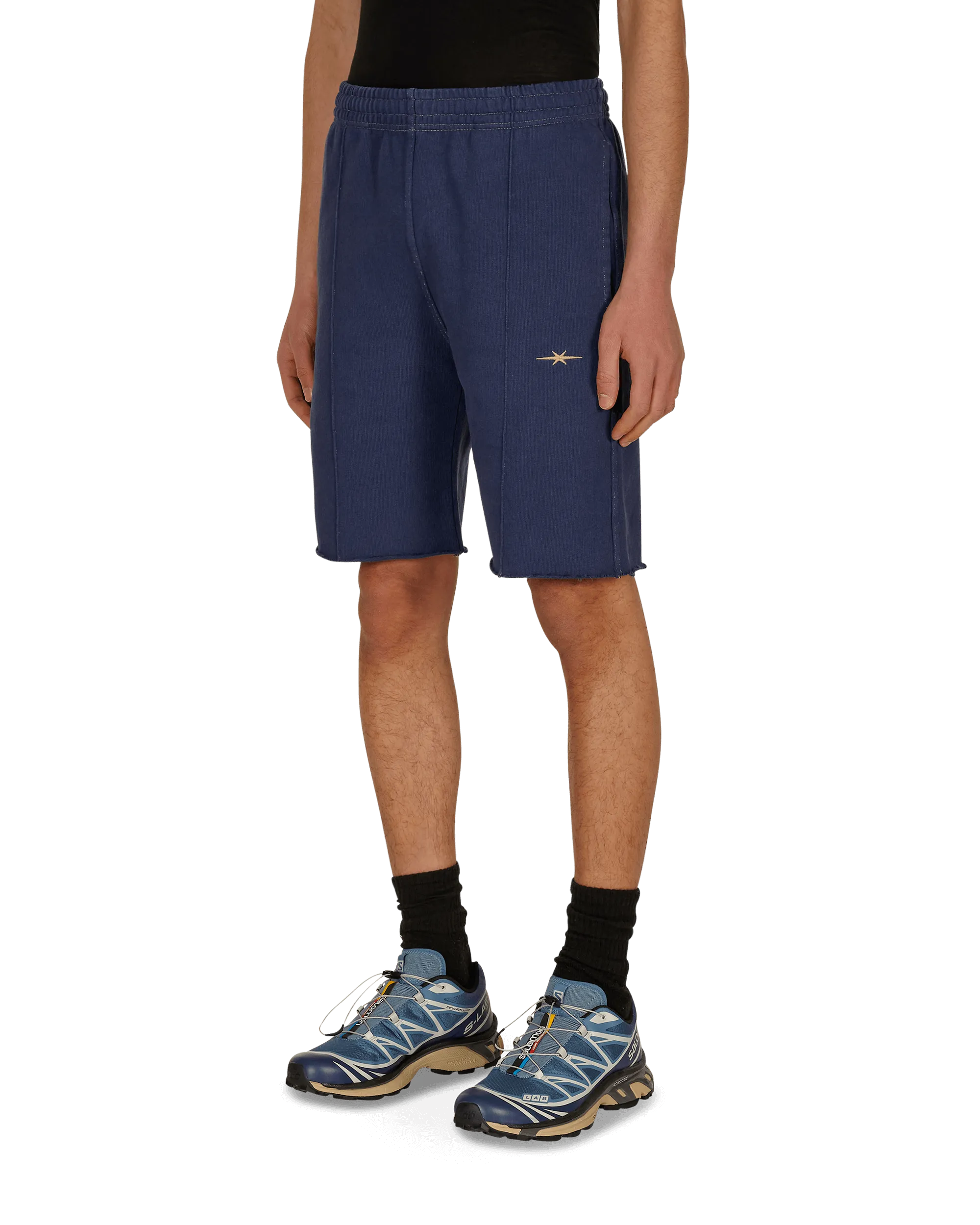 Classic Logo Sweatshorts Blue Soft Collar Index