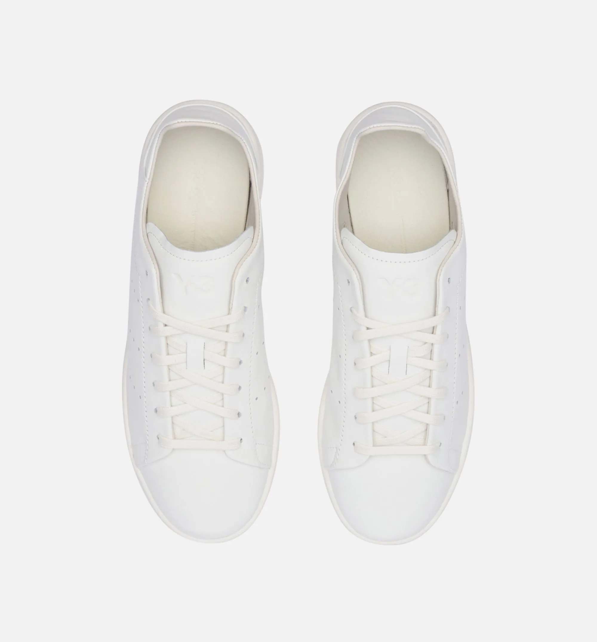 Y3 Stan Smith Mens Lifestyle Shoe - Core White/Core White/Talc Comfortable Sportswear