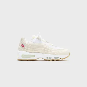 Nike X Levi'S Air Max 95 Og - White / Ecru Wide Opening