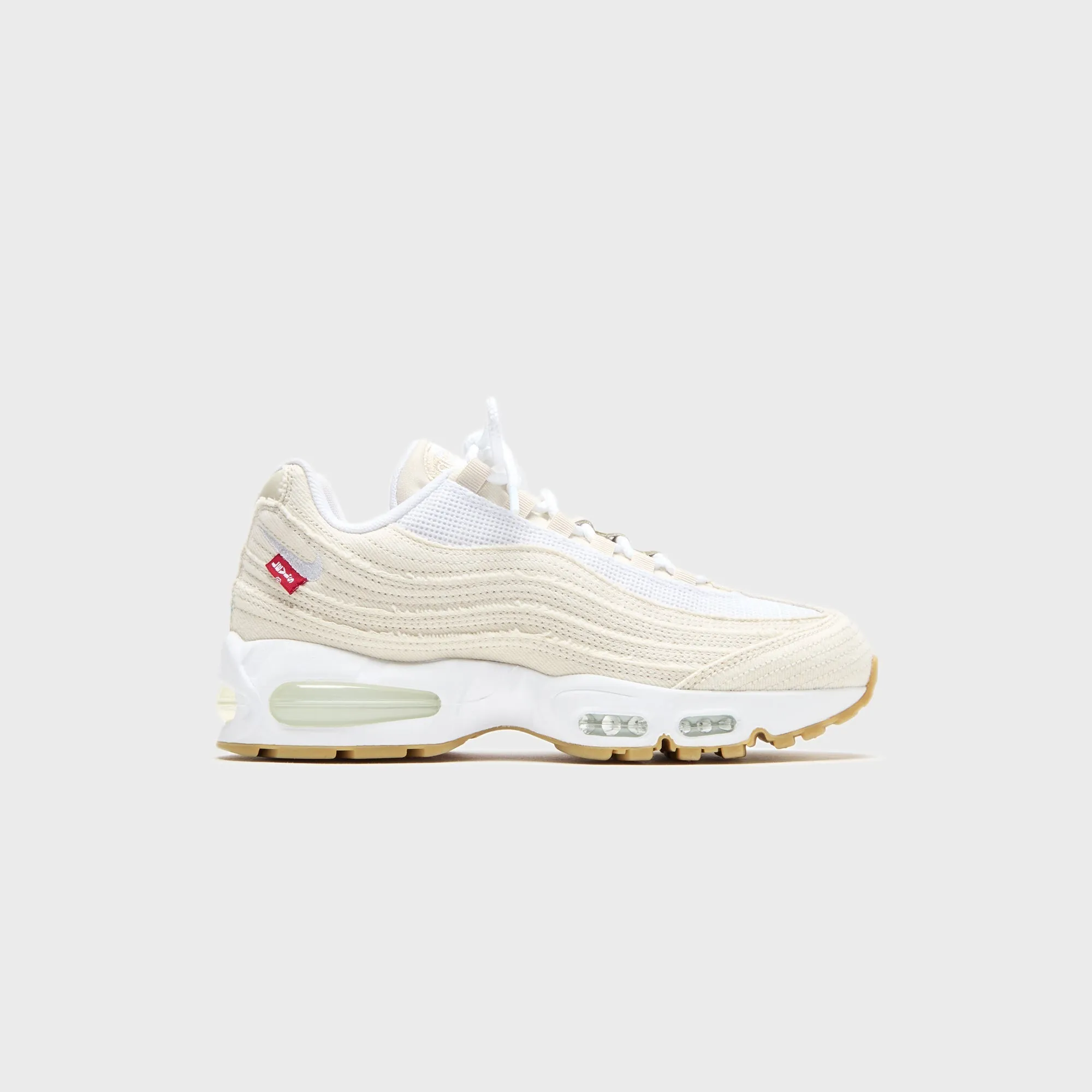 Nike X Levi'S Air Max 95 Og - White / Ecru Wide Opening