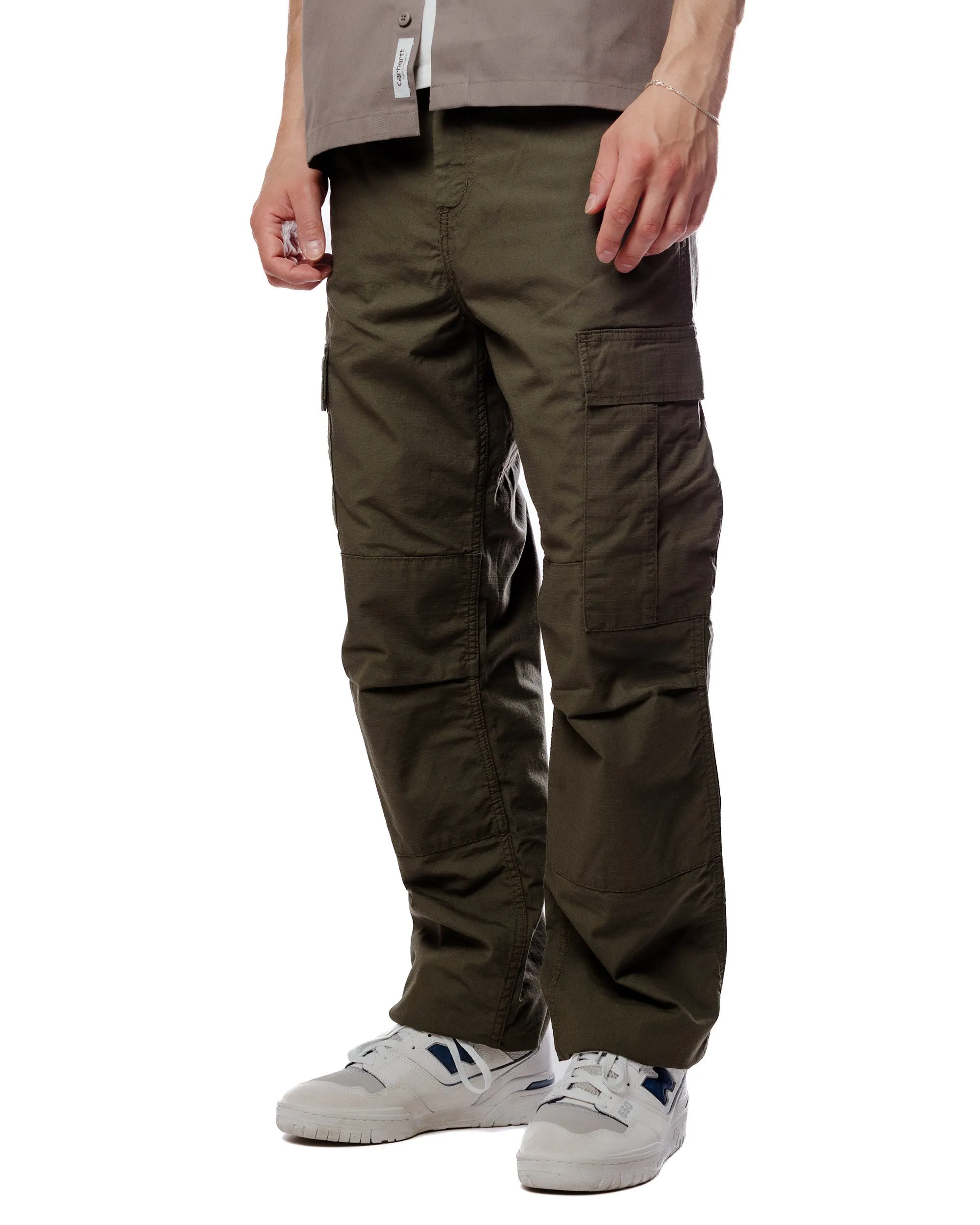 Carhartt W.I.P. Regular Cargo Pant Cypress Rinsed Striking Design