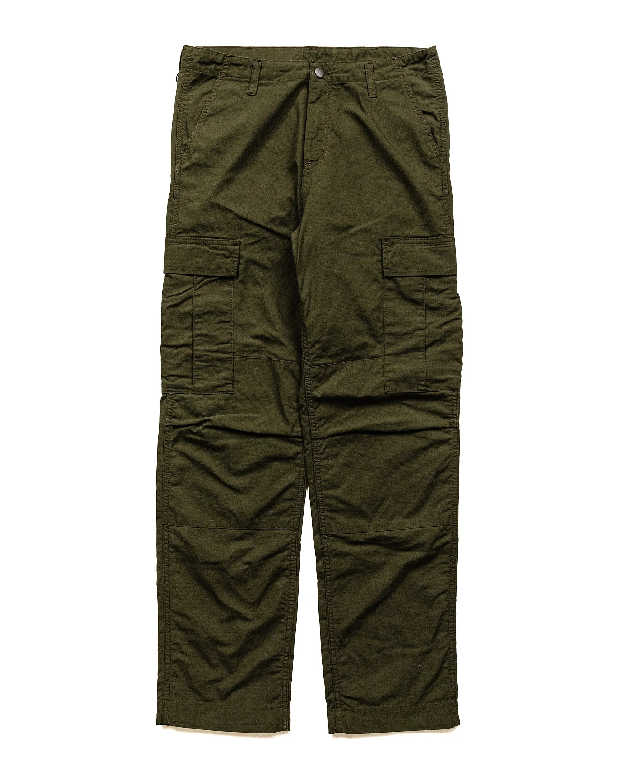 Carhartt W.I.P. Regular Cargo Pant Cypress Rinsed Self - Belted Relatable Design