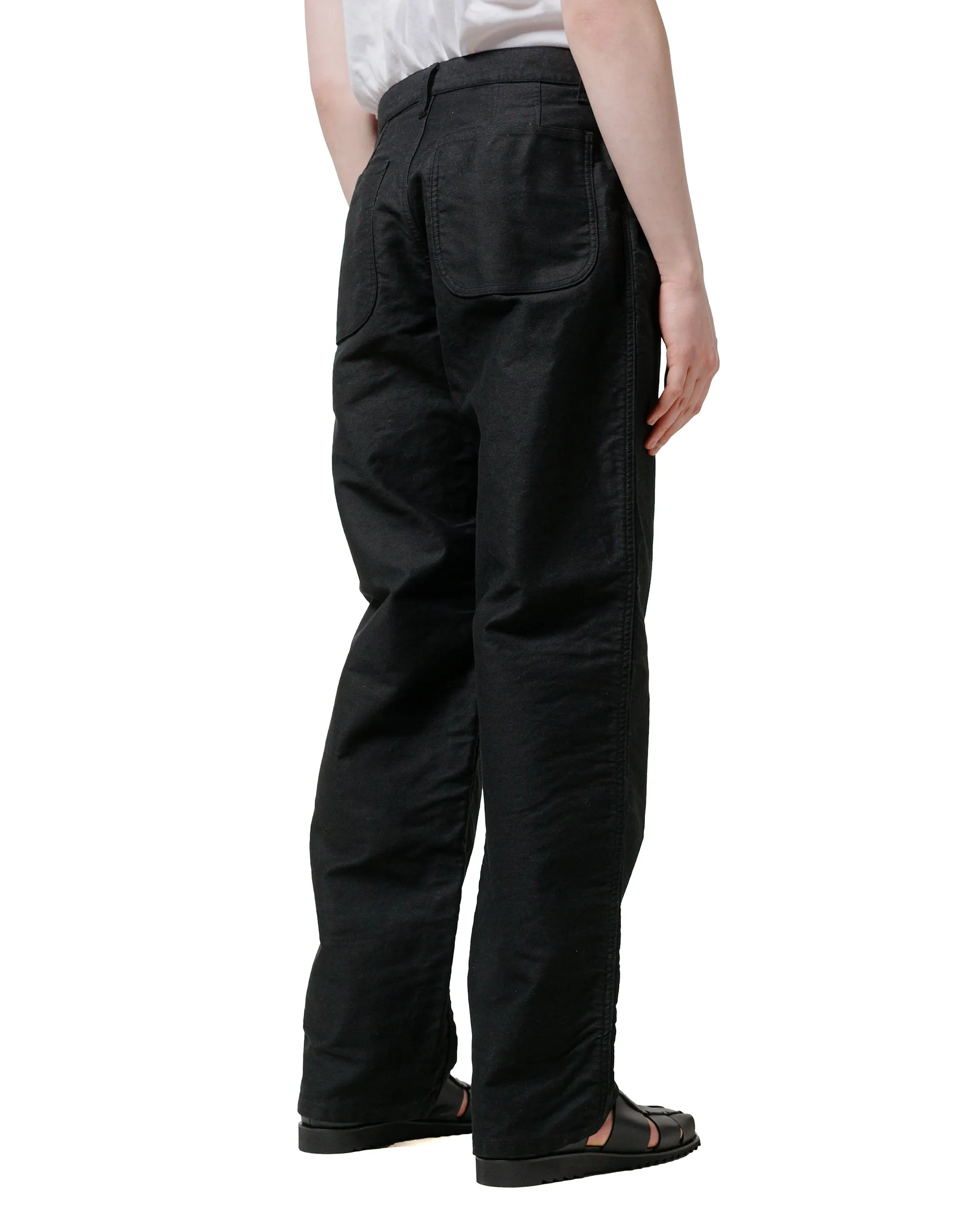Mink James Coward 5Pkt Jean Black Cotton Moleskin