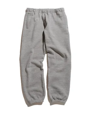 The Real Mccoy'S Mc24116 10 Oz. Loopwheel Sweat Pants Gray High End Craftsmanship