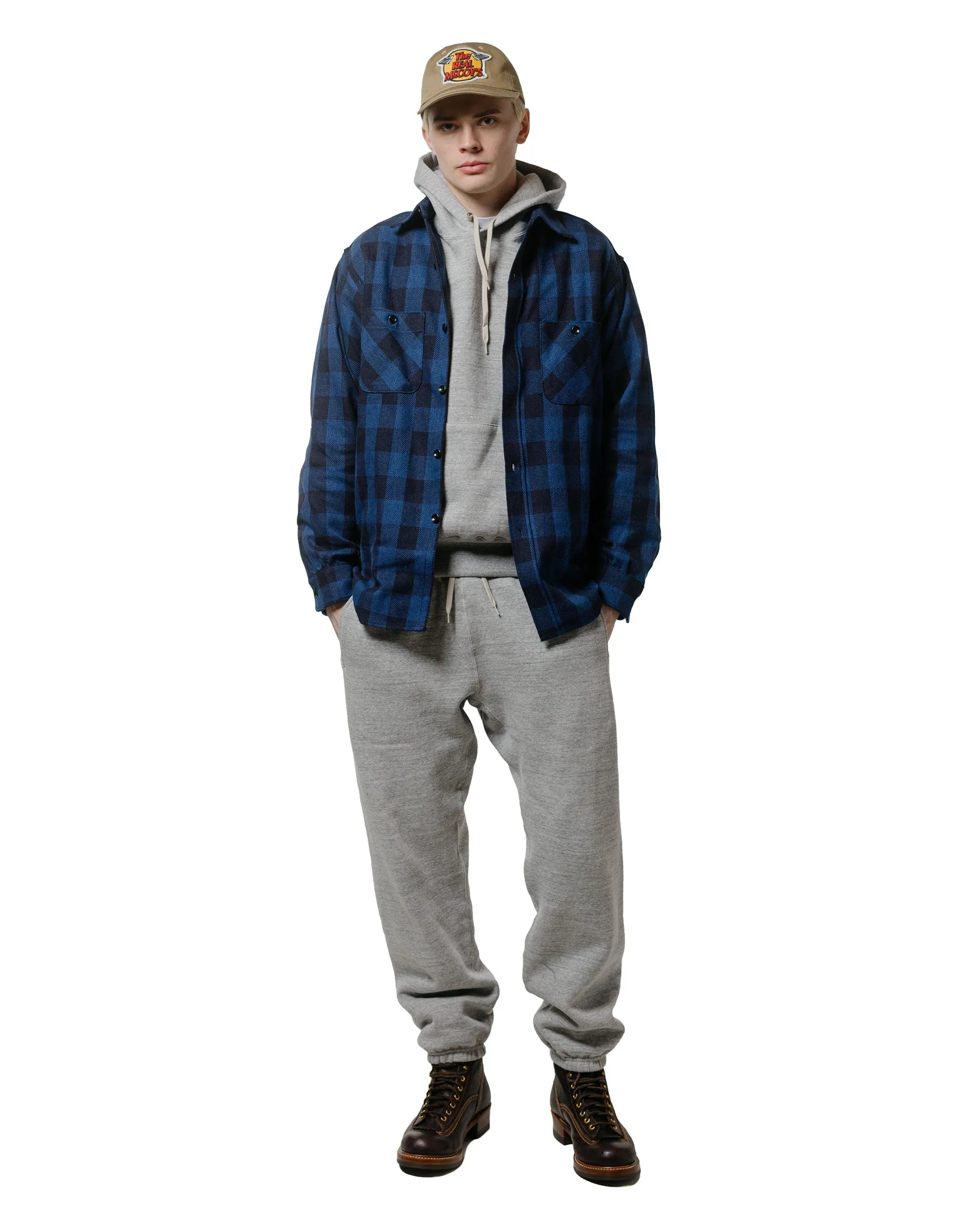 Safe Deposit Box Comfortable Maker The Real Mccoy'S Mc24116 10 Oz. Loopwheel Sweat Pants Gray