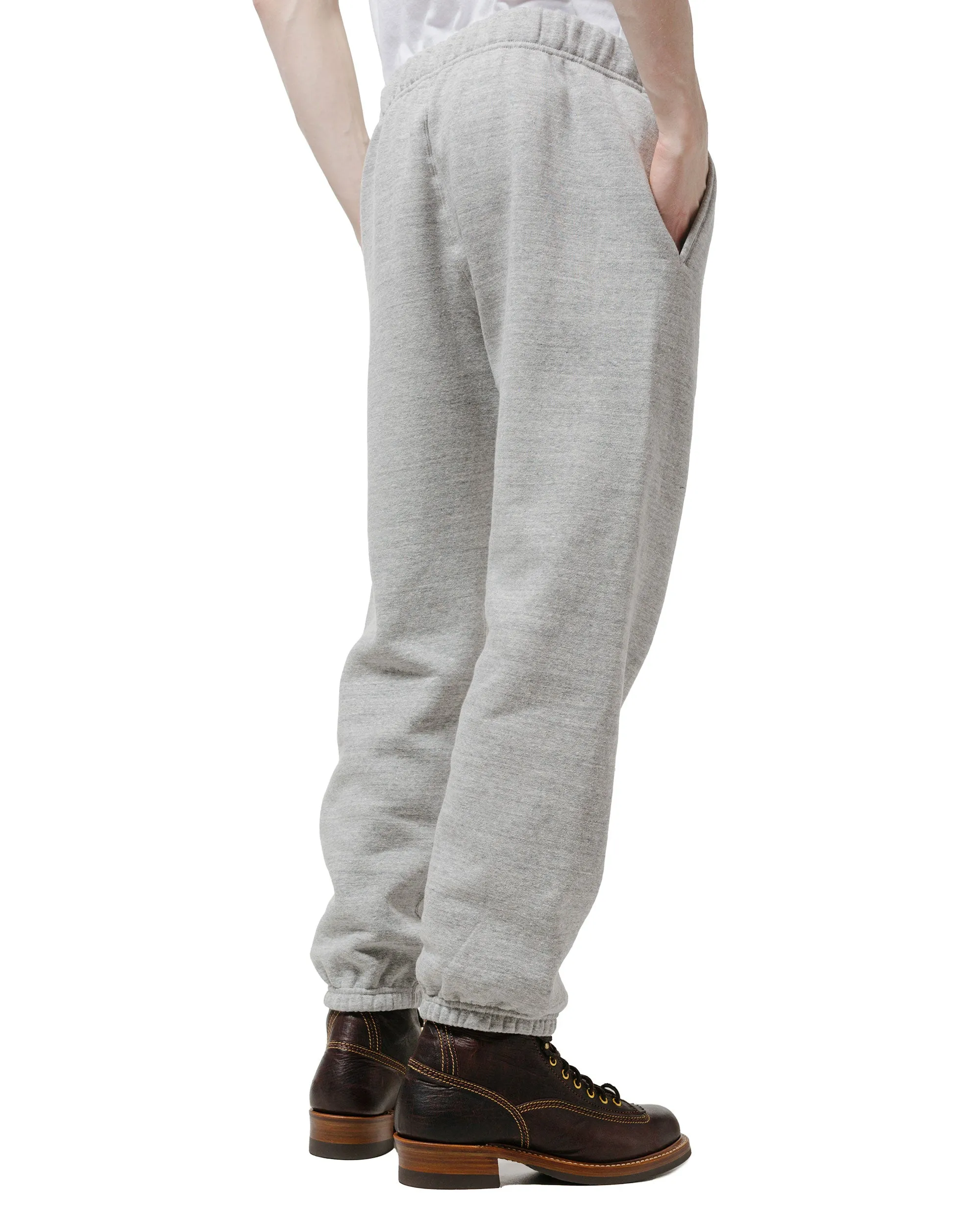 Comfortable Elastic Lace Tape Comfortable With Different Sock Lengths The Real Mccoy'S Mc24116 10 Oz. Loopwheel Sweat Pants Gray