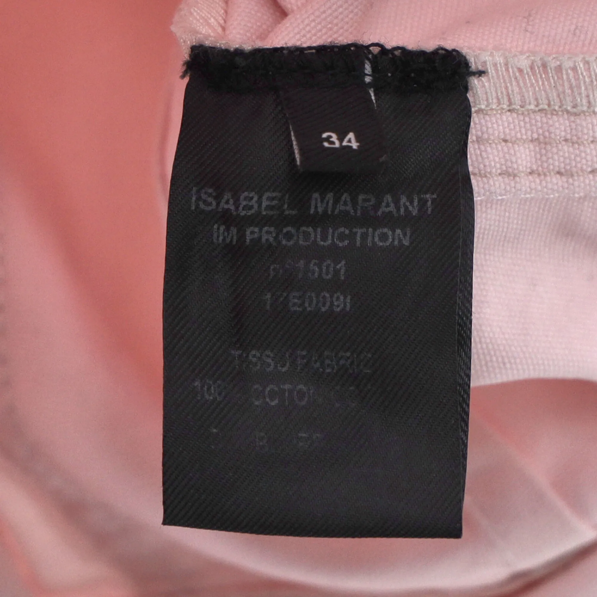 Isabel Marant Jupe Mini à Fermeture Éclair en Coton Rose