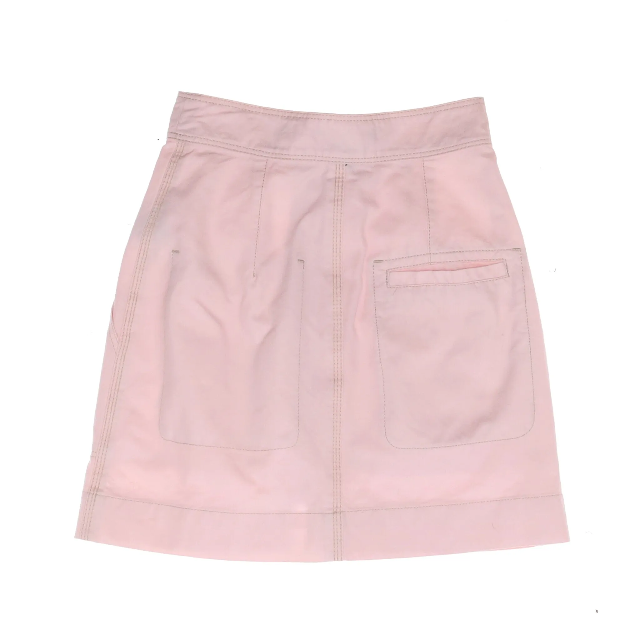 Isabel Marant Jupe Mini à Fermeture Éclair en Coton Rose