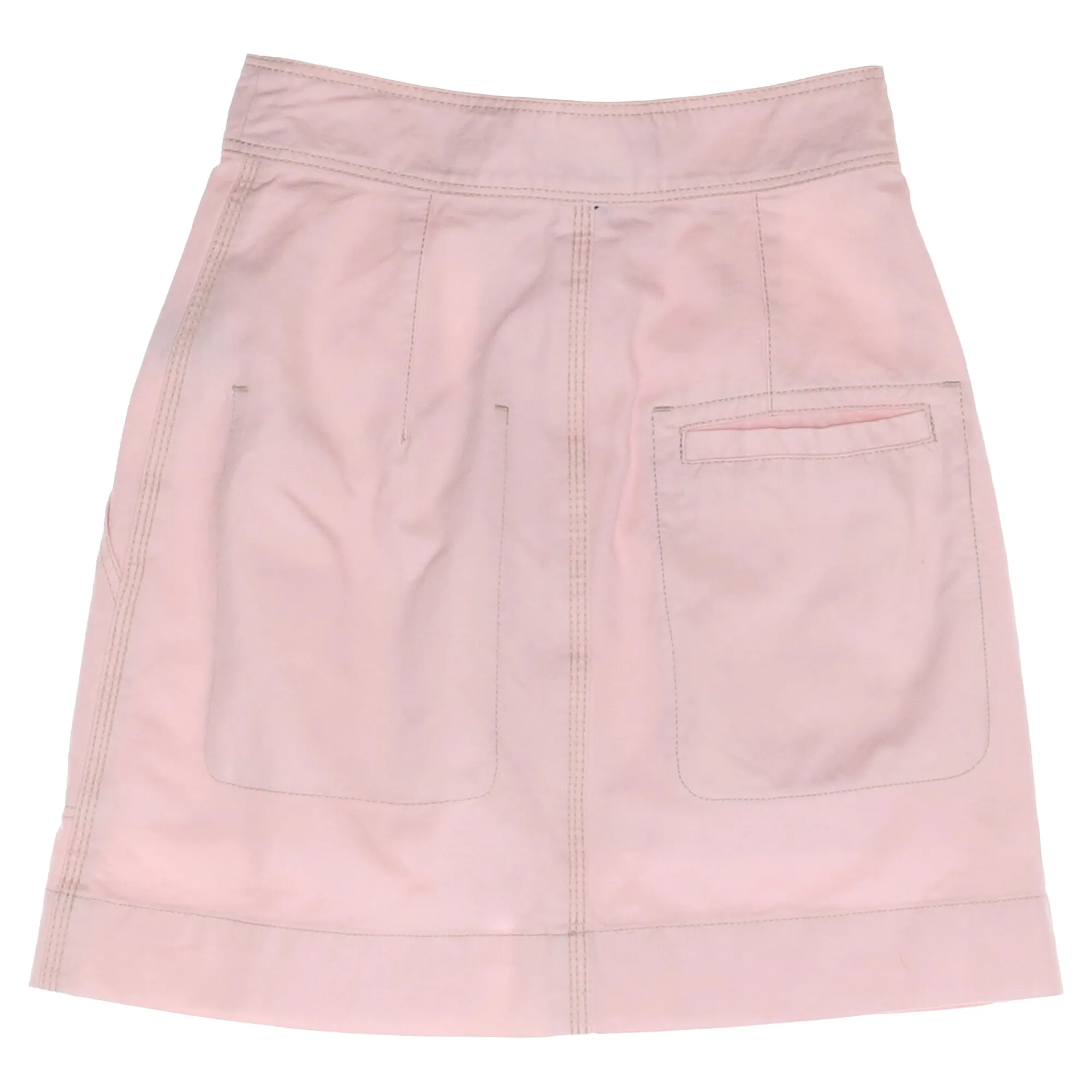 Isabel Marant Jupe Mini à Fermeture Éclair en Coton Rose