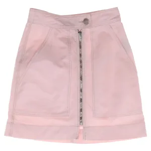 Isabel Marant Jupe Mini à Fermeture Éclair en Coton Rose