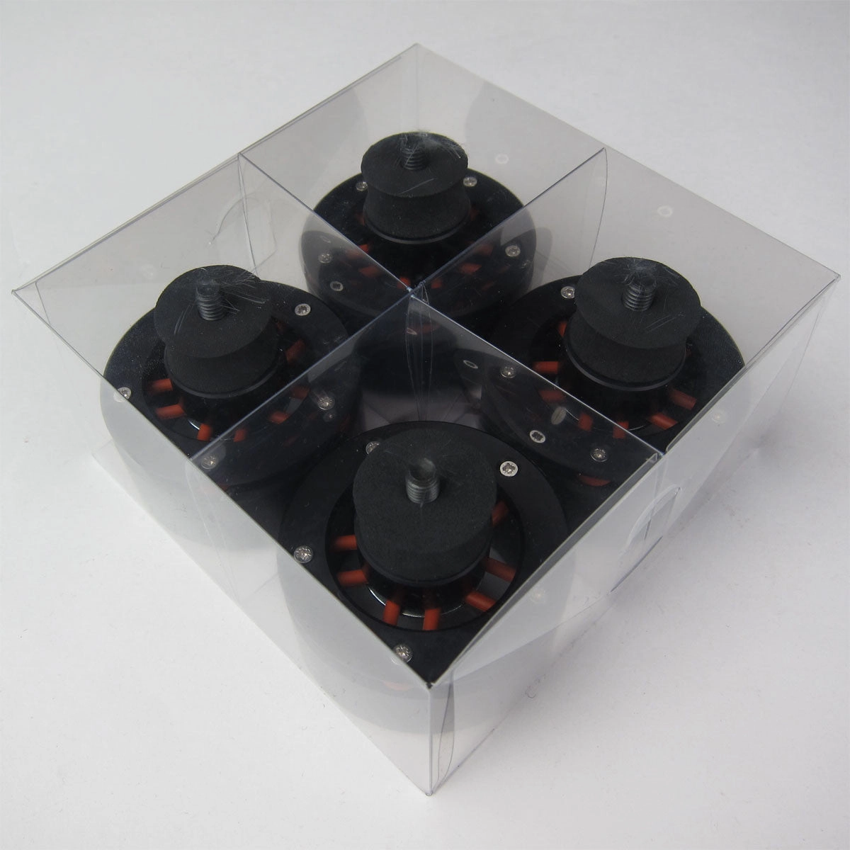 Isonoe: Isolation System - Turntable Feet (4 Units) - Black