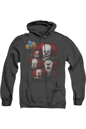 Les Multiples Visages de Pennywise - Pull à capuche pour adulte Heather