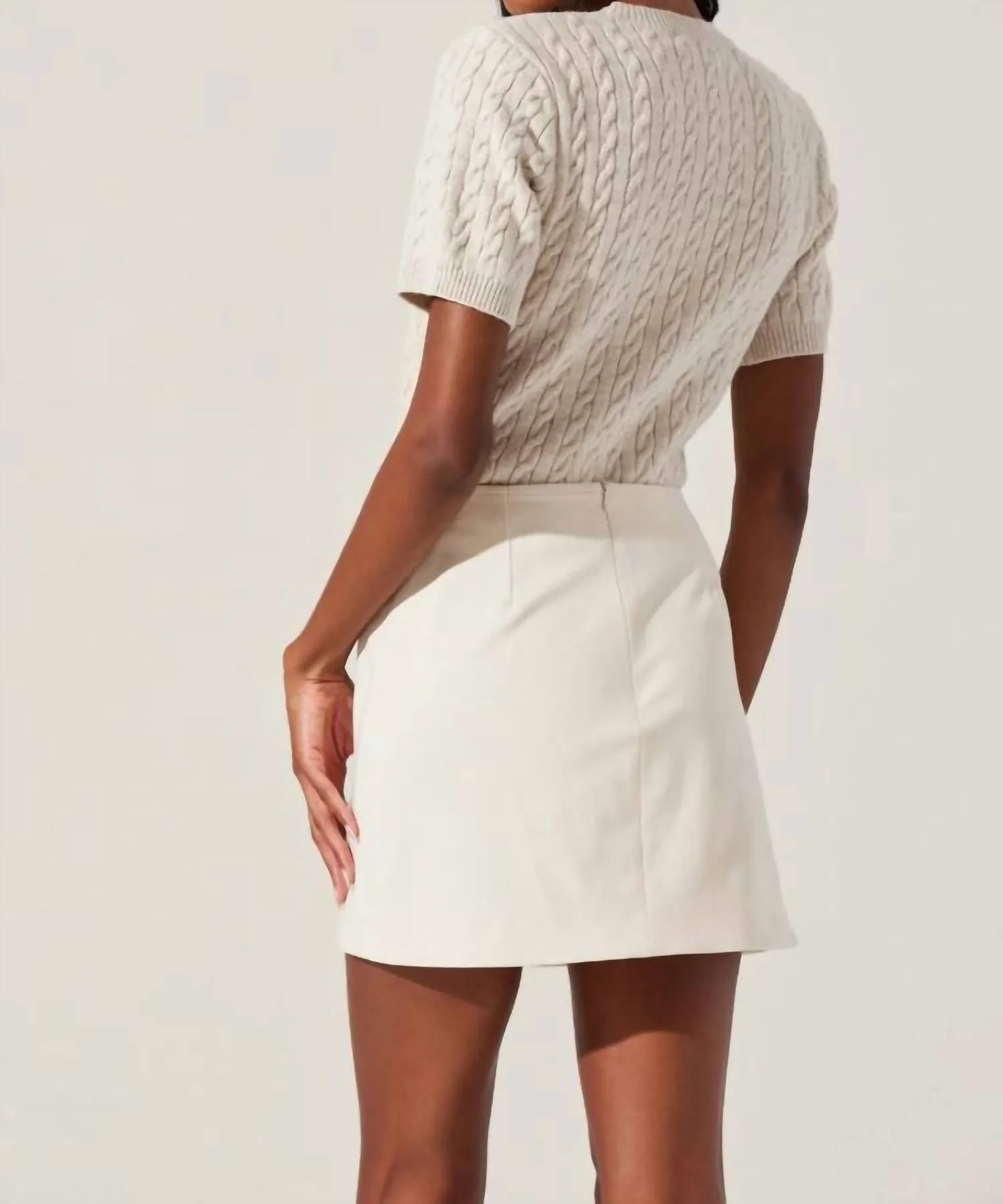 Pull en maille Iyla couleur crème