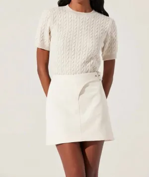 Pull en maille Iyla couleur crème