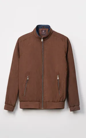 Jacket Full Sleeve Coffee Shock-Resistant Technology Quality Emboss