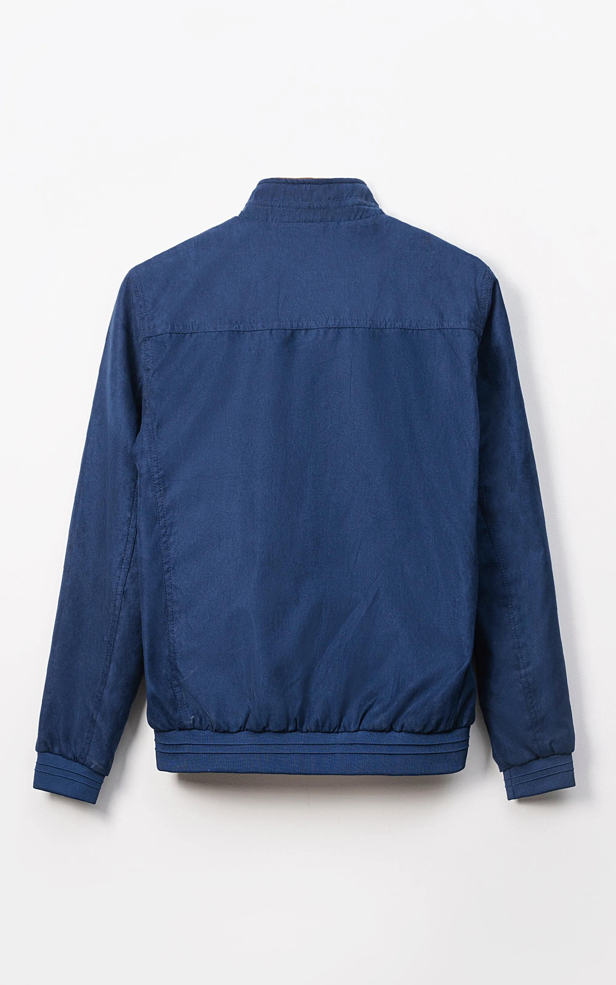 Jacket Full Sleeve Navy Comfortable Ideal Challenging