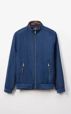 Foam Inserts Jacket Full Sleeve Navy